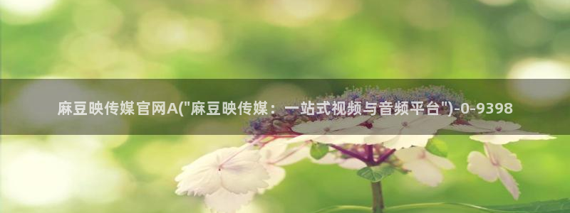求麻豆传媒官网：麻豆映传媒官网A(\