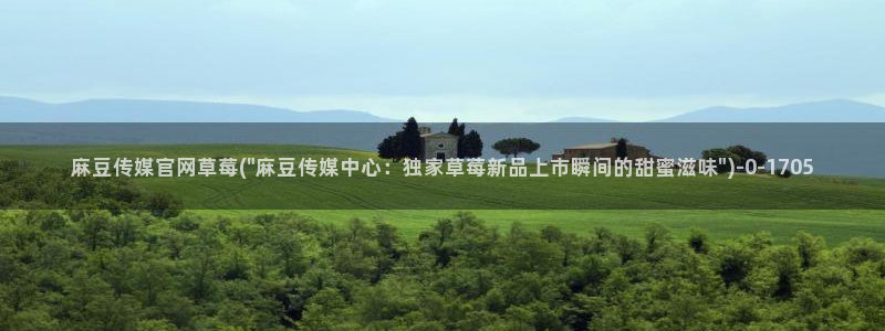 麻豆传媒官网女主：麻豆传媒官网草莓(\